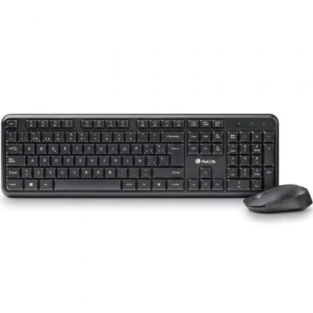 Kit Teclado+Ratón NGS Inalámbrico 12 Teclas Multimedia Español